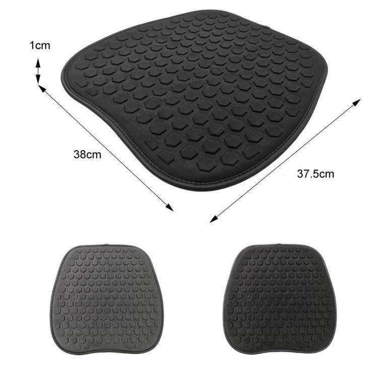 37.5x38x1cm Car Office Gel Cooling Breathable Chair Cushions(Gray)