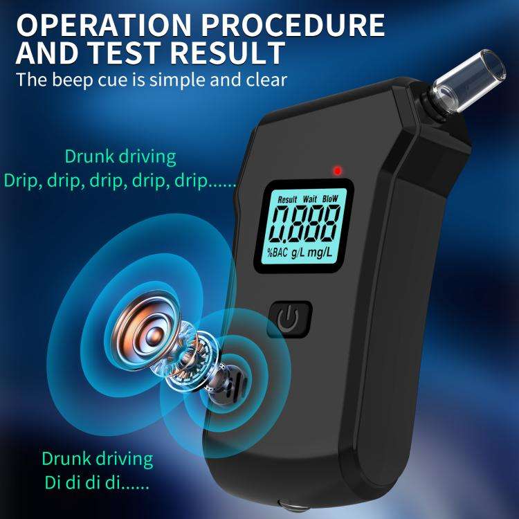 Digital Display Blow-type High-precision Alcohol Tester(806)