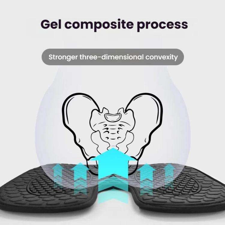 33.5x44x1cm Car Gel Cooling Breathable Chair Cushion(Black)