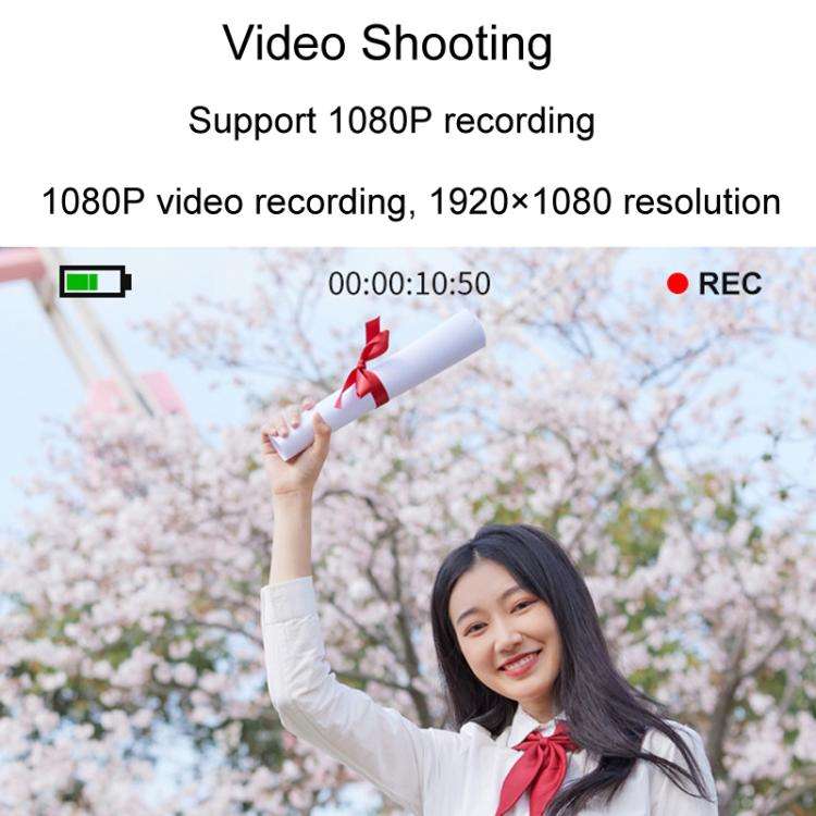 Q12 4K Pixel High Definition Digital Camera Portable Mini Photo Card Camera CCD(Gray)