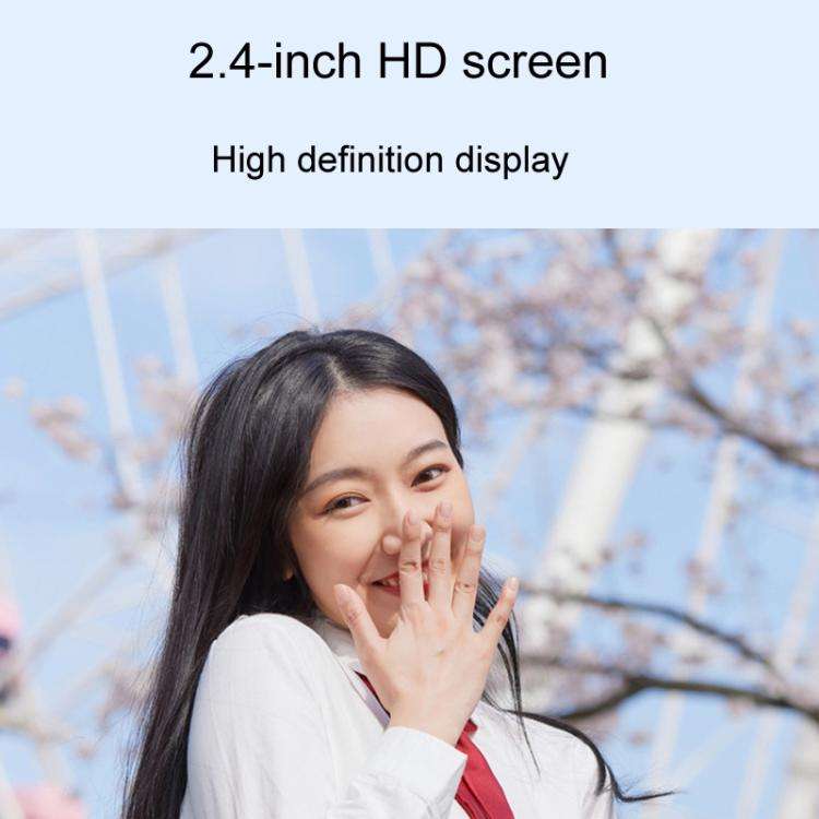 Q12 4K Pixel High Definition Digital Camera Portable Mini Photo Card Camera CCD(White)