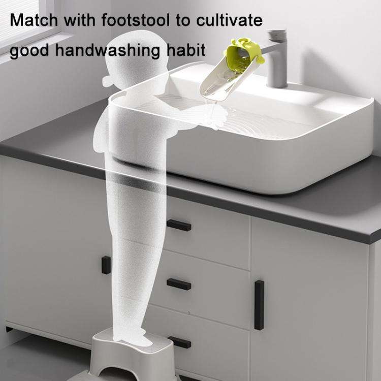 Children Silicone Faucet Extender Household Splashproof Baby Cartoon Handwashing Faucet Extender(...