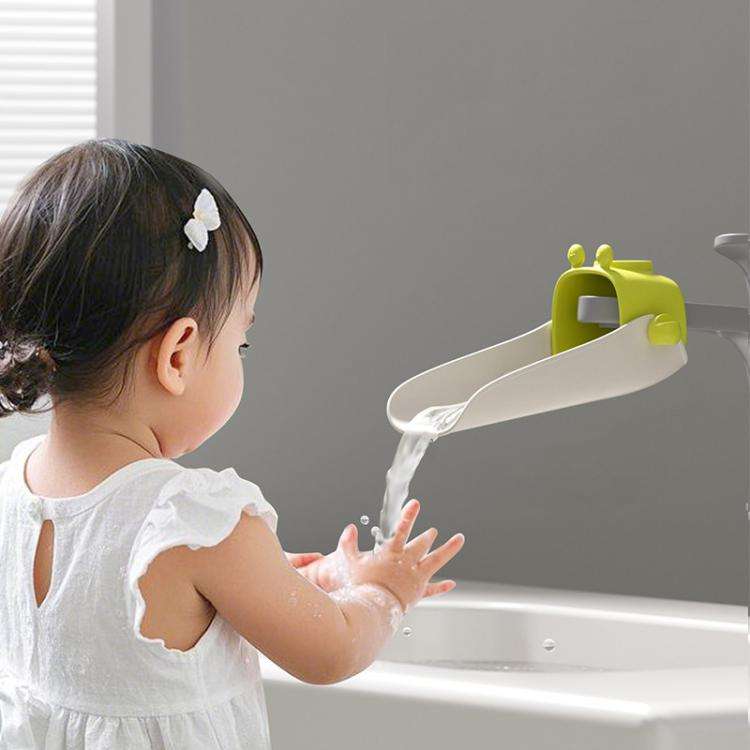 Children Silicone Faucet Extender Household Splashproof Baby Cartoon Handwashing Faucet Extender(...