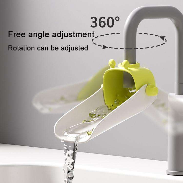 Children Silicone Faucet Extender Household Splashproof Baby Cartoon Handwashing Faucet Extender(...
