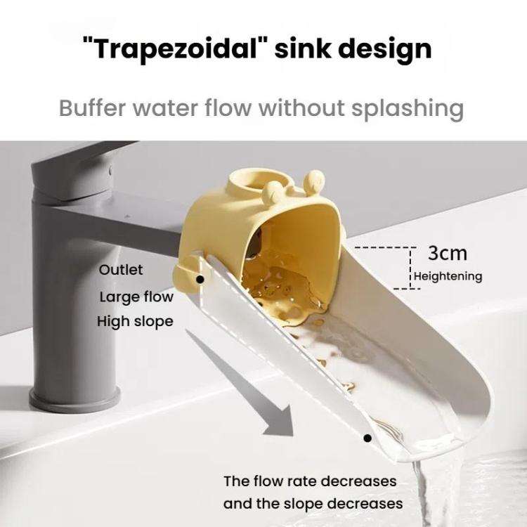 Children Silicone Faucet Extender Household Splashproof Baby Cartoon Handwashing Faucet Extender(...