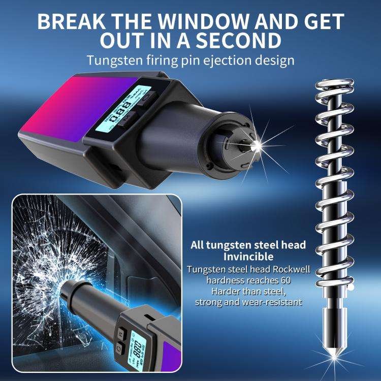 HD Digital Display Blow-type Alcohol Tester with Flashing Emergency Light(803)