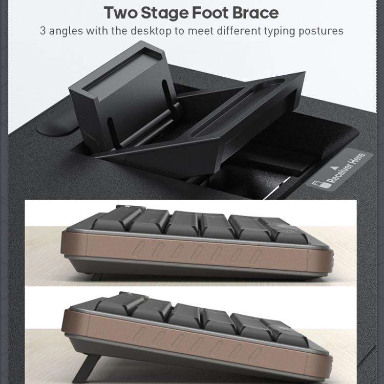 IMICE AN-800 Wireless Bluetooth Dual Mode Scissor Foot Structure Silent Keyboard(Black)