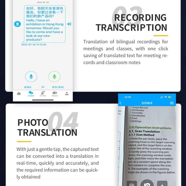 Basic Version Multilingual Mini Translator Real-Time Voice To Text Translation For Travel, Busine...