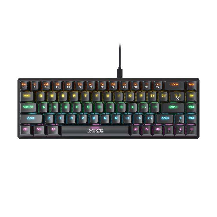 iMICE GK-690 Type-C Wired Mechanical Keyboard(Black)