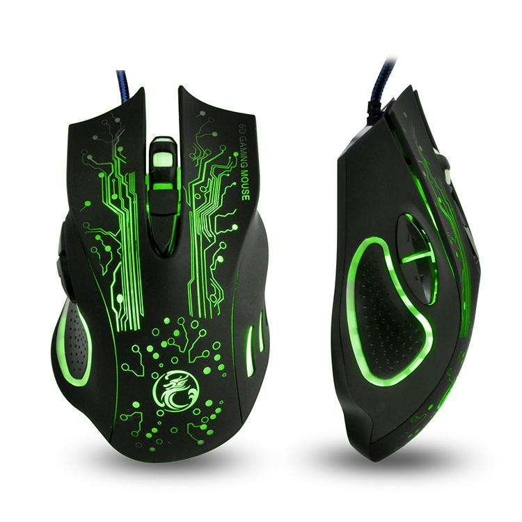 iMICE X9 USB Gaming Optical Wired Mouse(Black)