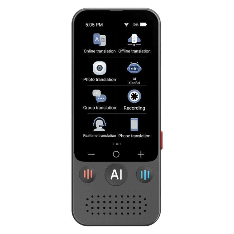Z15W 3.1-inch Screen Multilanguage AI Translator Device 139 Online/17 Offline Languages, Real-Tim...