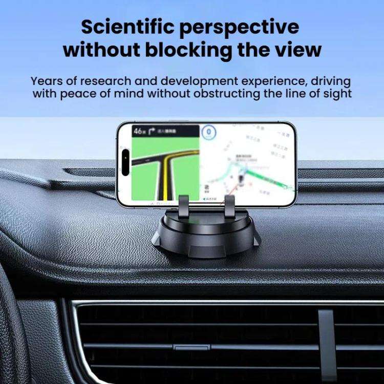 Car Navigation Stand Car Phone Holder 360 Rotating Powerful Adsorption Dashboard Multifunctional ...