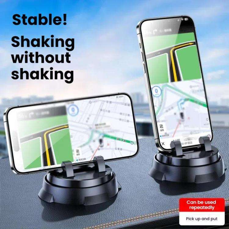 Car Navigation Stand Car Phone Holder 360 Rotating Powerful Adsorption Dashboard Multifunctional ...