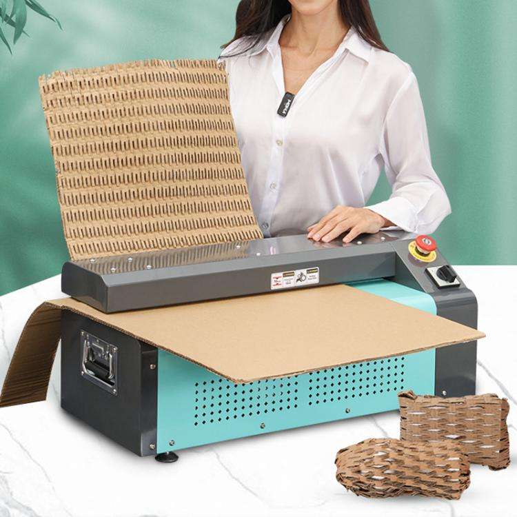 45cm US Plug 370W Cardboard Shredder Handles 10mm Thickness, 5M/Min Speed For Packaging & Recycling