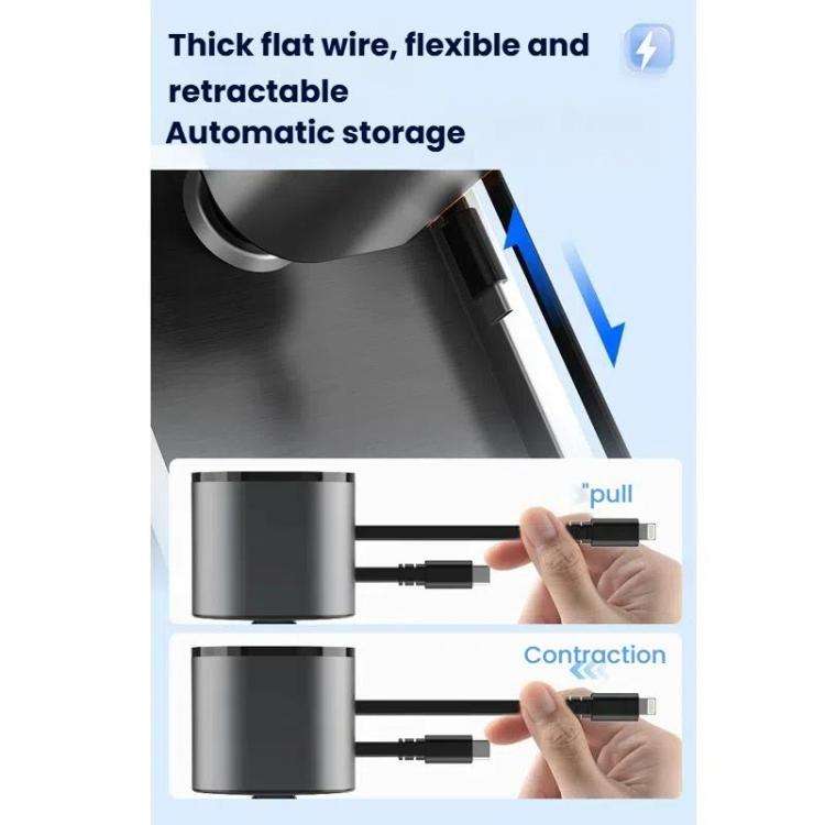Multifunctional PD Bluetooth-Compatible USB Cigarette Lighter Car Fast Charging(8 Pin+TYPE-C)