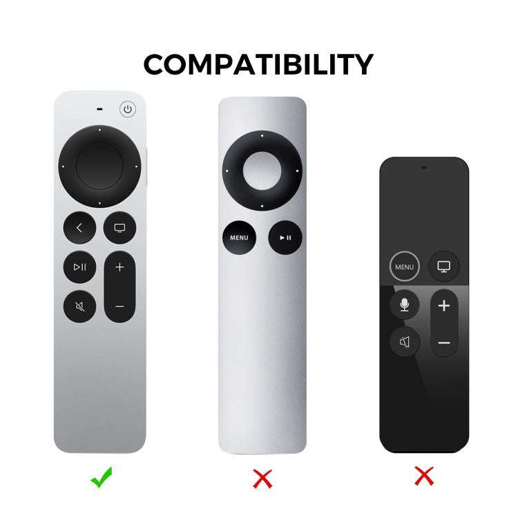 For Apple TV Siri Remote 2 / 3 AhaStyle PT167 Remote Control Silicone Protective Case(Blue)