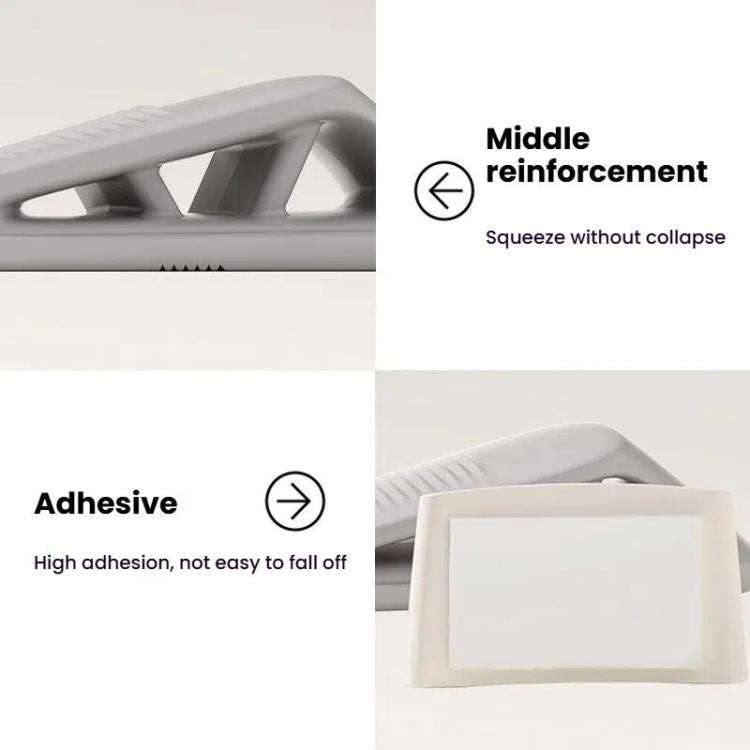 Silicone Door Stopper Anti-collision Household Door Stopper Free Punching Windproof Fixed Door Pl...