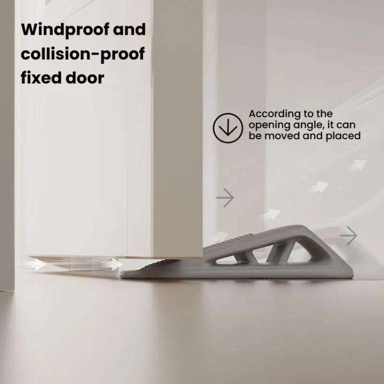 Silicone Door Stopper Anti-collision Household Door Stopper Free Punching Windproof Fixed Door Pl...