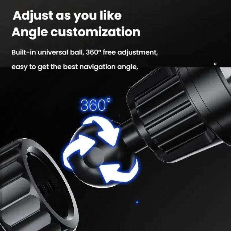 Car Air Outlet Wireless Charging Infrared Automatic Opening Closing Bracket(Gray)