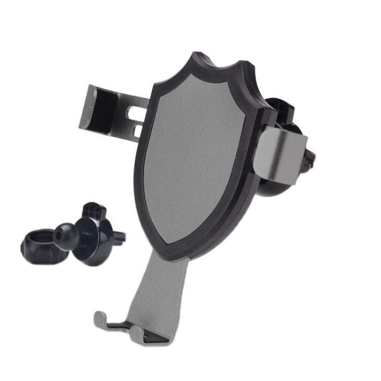 Air Outlet Clip-on Gravity 360-degree Rotating Car Phone Holder, Color: Gray Eagle Beak Clip