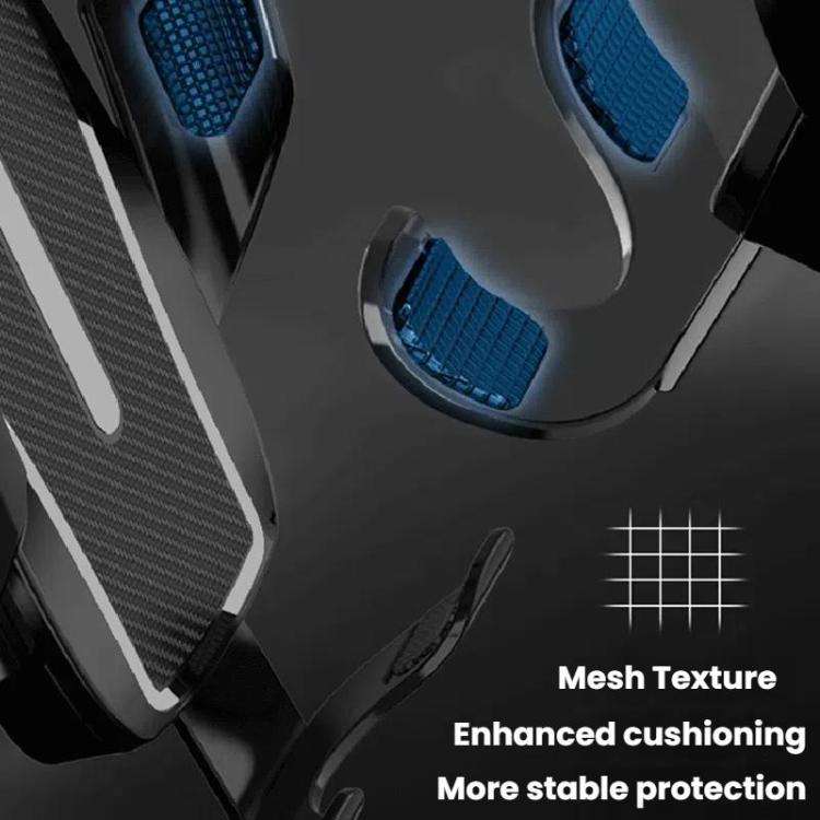 Carbon Fiber Clip-on Gravity Air Outlet Car Phone Holder, Color: Black Hawkbill Clip