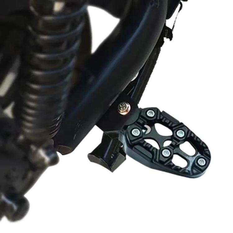 JT-001-1 CNC Aluminum Alloy Wear-resistant and Non-slip Pedals Universal Rear Pedals(Blue)