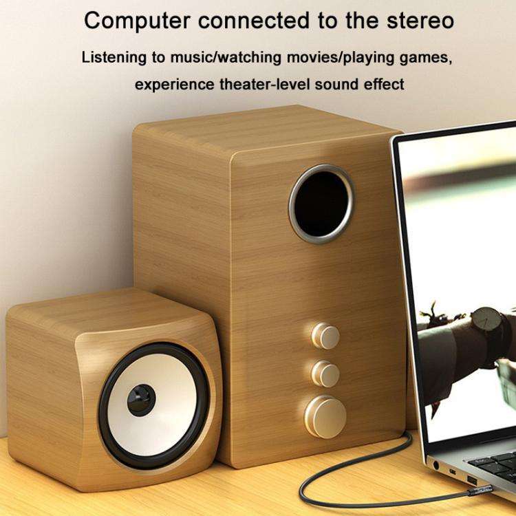 VegGieg 3.5mm Male To Male Aux Audio Cable Phone Computer Car Earphone Listening Audio Connection...