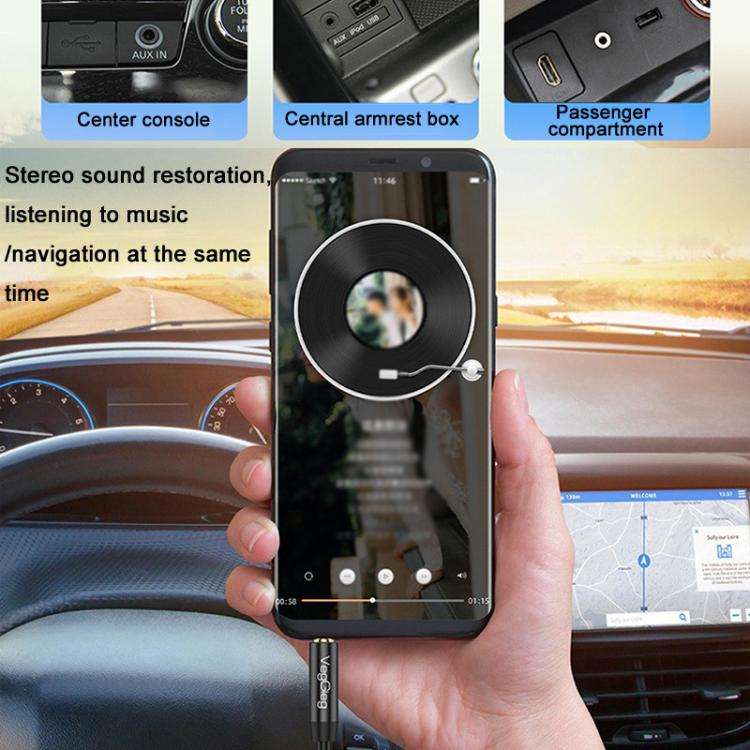 VegGieg 3.5mm Male To Male Aux Audio Cable Phone Computer Car Earphone Listening Audio Connection...