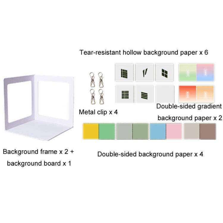 3D Shooting Background Board Live Broadcast Product Photography Props, Size: 60cm