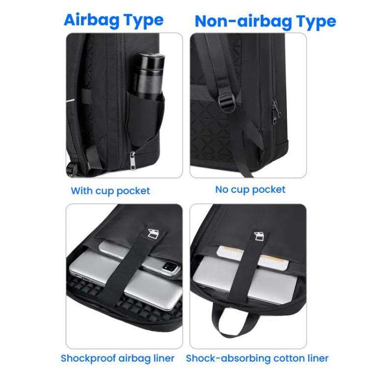 15.6-16.6 Inch Hard Shell Laptop Backpack with USB+Type-C Charging Ports Unisex Anti-Theft  Busin...