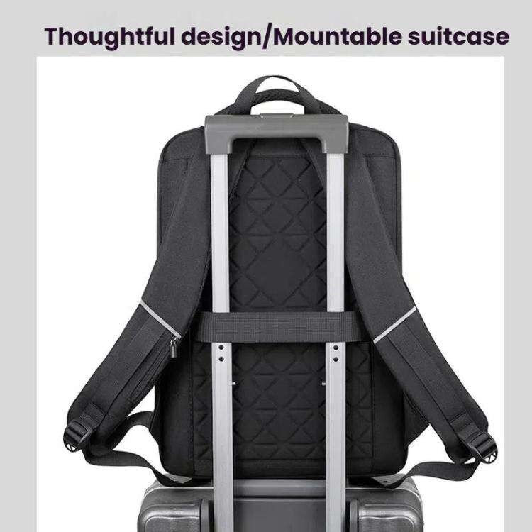 15.6-16.6 Inch Hard Shell Laptop Backpack with USB+Type-C Charging Ports Unisex Anti-Theft  Busin...