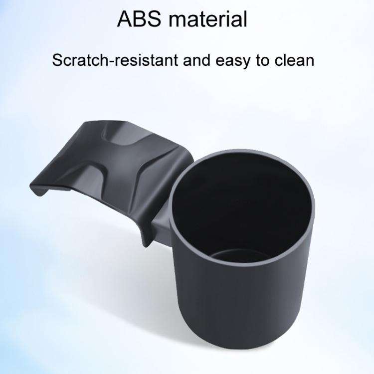For Tesla Model 3 Car Dashboard Cup Holder Storage Mug Bracket Accessory(Black)