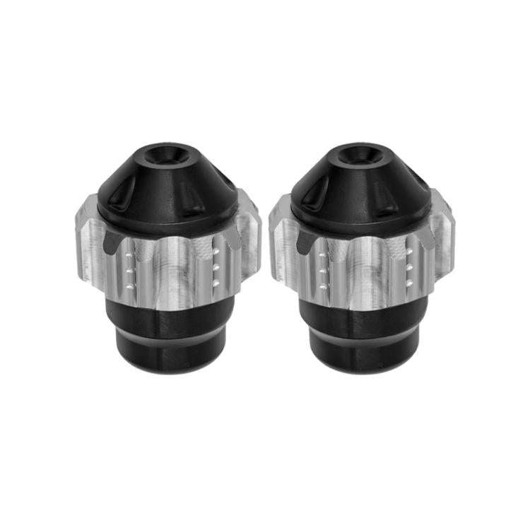 1pair QCB-011 Universal Aluminum Alloy Anti-Fall Front Fork Cup Motorcycle Wheel Protection Ball(...
