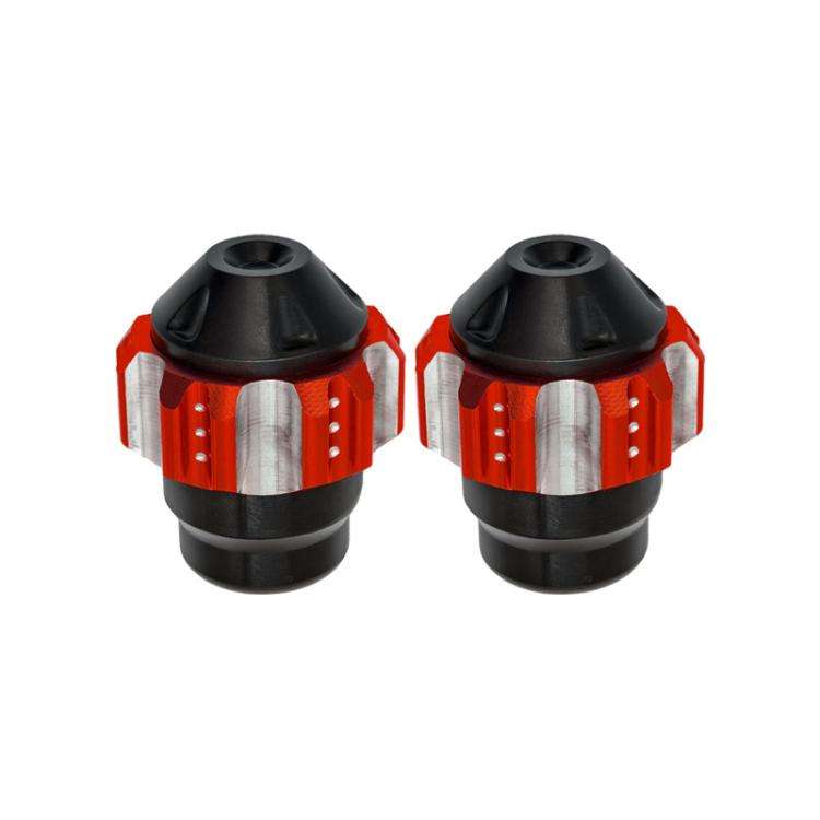1pair QCB-011 Universal Aluminum Alloy Anti-Fall Front Fork Cup Motorcycle Wheel Protection Ball(...