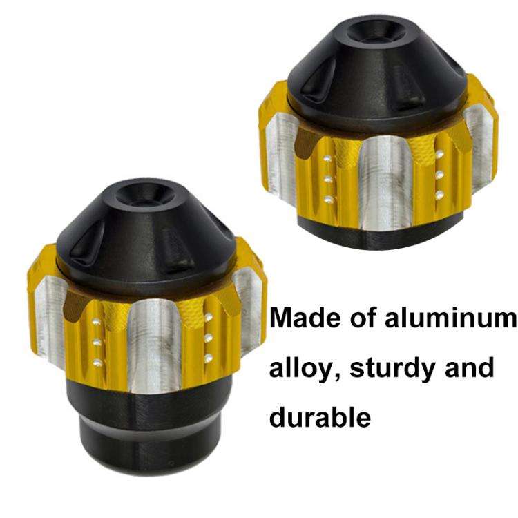 1pair QCB-011 Universal Aluminum Alloy Anti-Fall Front Fork Cup Motorcycle Wheel Protection Ball(...