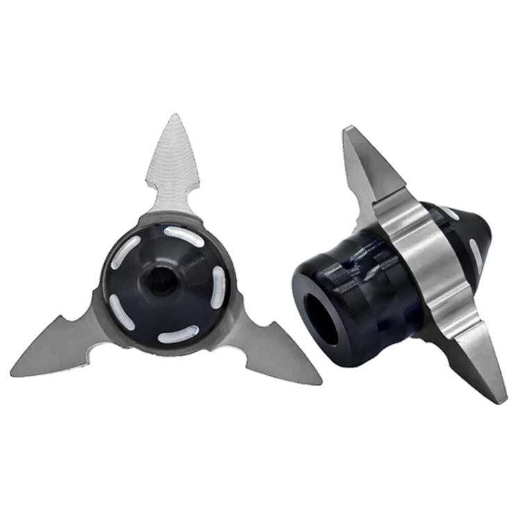 1pair QCB-034 Aluminum Alloy Dart Front Fork Cup Wheel Anti-fall Wear-resistant Decorative Cup(Si...