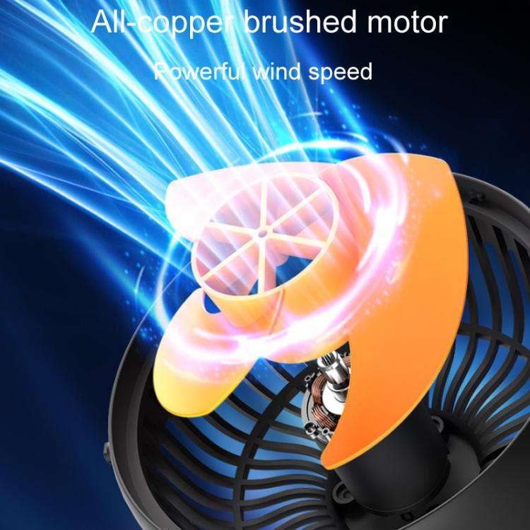 F4505 Car Triple-Head Rotatable Fan Auto 3-Way Folding Fan, Style: Cigarette Lighter Port 12V