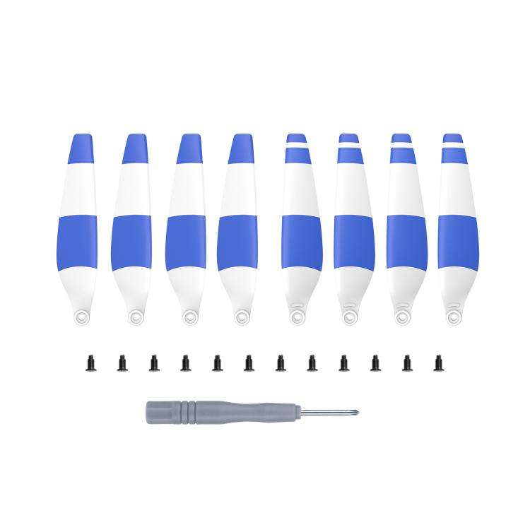 For DJI Mini 3 Drone 8pcs /Set 6030F Propeller Blades Low Noise Wings With Screwdrivers, Color: Blue