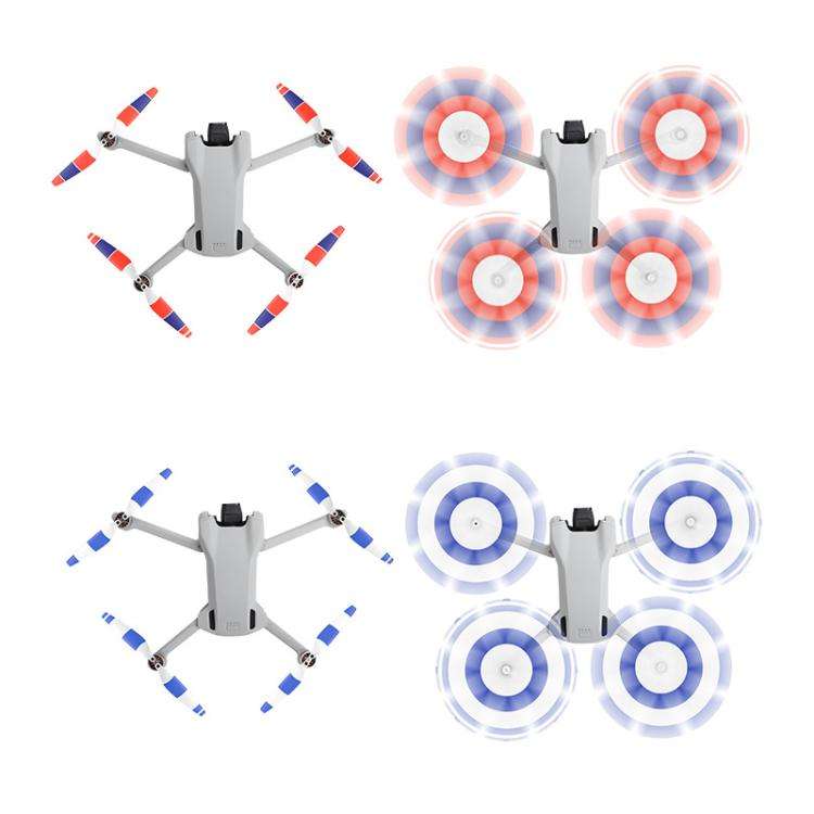 For DJI Mini 3 Drone 8pcs /Set 6030F Propeller Blades Low Noise Wings With Screwdrivers, Color: T...