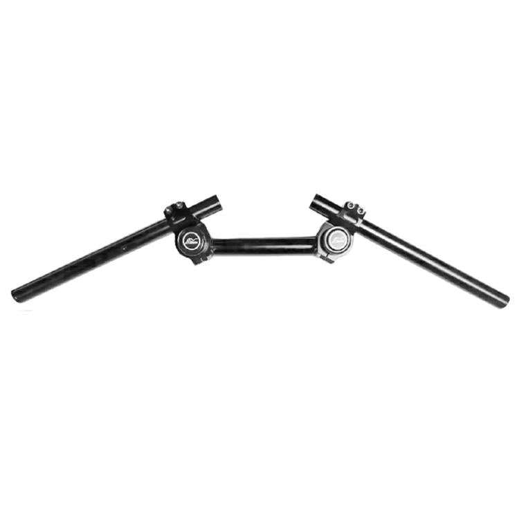Aluminum Alloy Motorcycle Variable Diameter Handlebar Separate Faucet Handle(Silver)