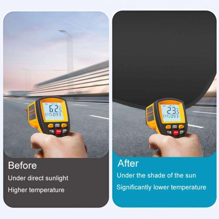 Car Summer Sun Protection And Heat Insulation Sunshade Electrostatic Attraction Side Window Visor...