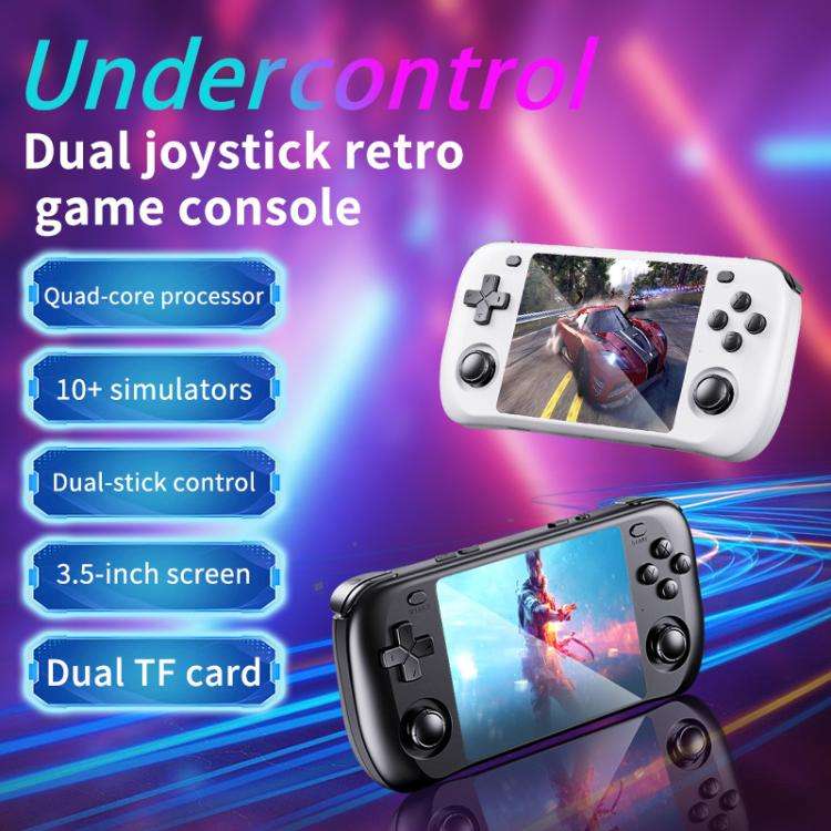 H36S 3.5 Inch IPS HD Screen Retro PSP Game Console Linux System GBA Handheld Video Game Console, ...