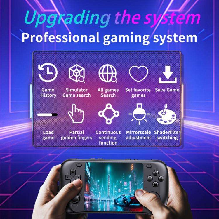 H36S 3.5 Inch IPS HD Screen Retro PSP Game Console Linux System GBA Handheld Video Game Console, ...