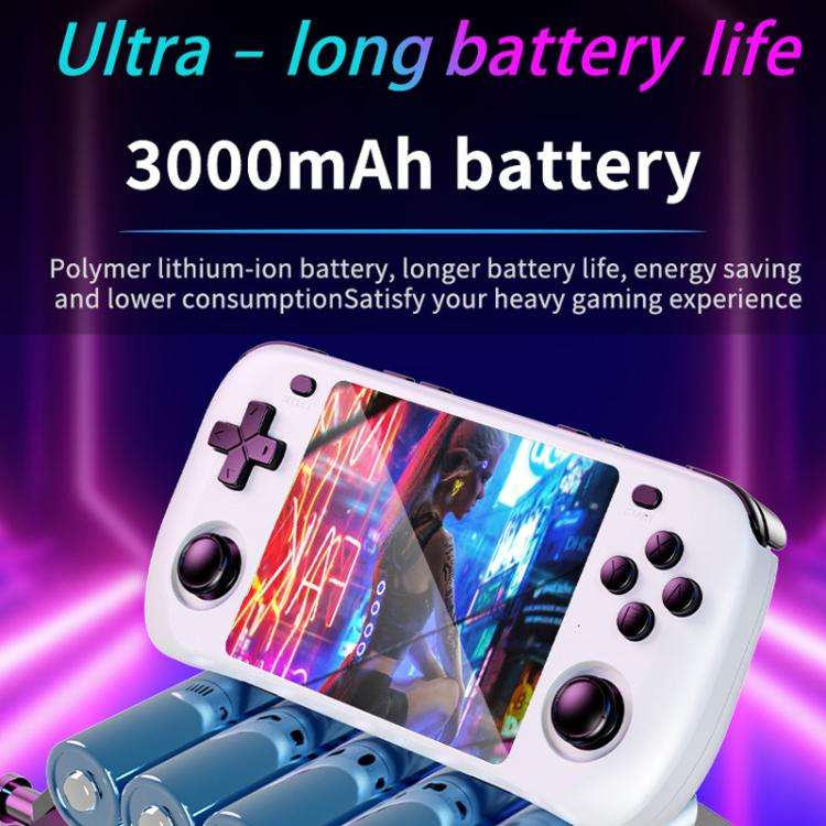 H36S 3.5 Inch IPS HD Screen Retro PSP Game Console Linux System GBA Handheld Video Game Console, ...