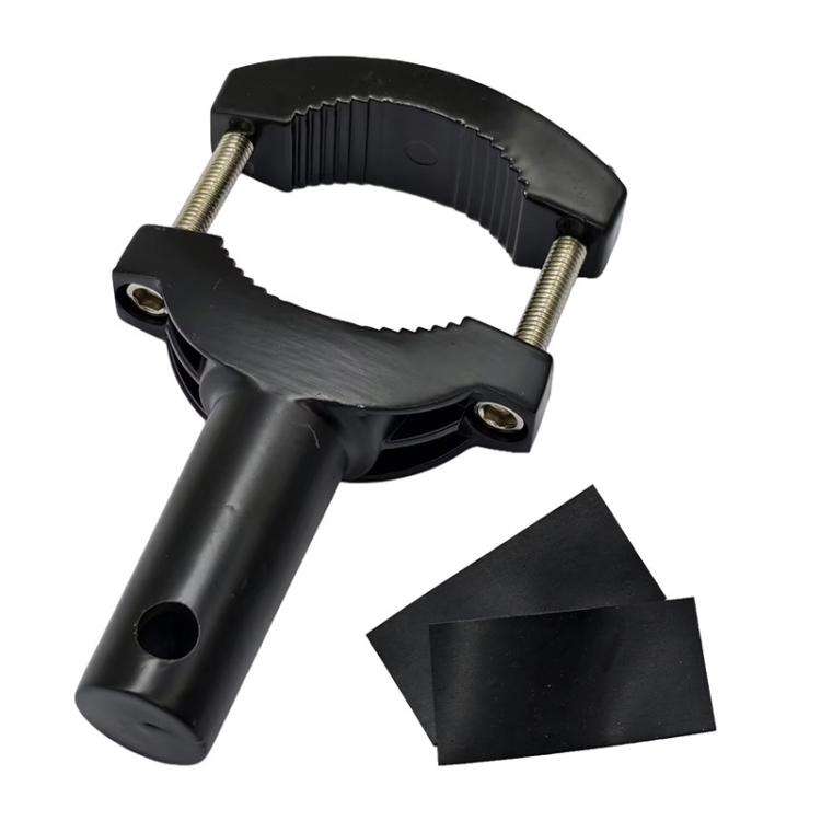 KZG-007 Motorcycle Shock-absorbing Clamp-type Spotlight Fixing Bracket(Black)