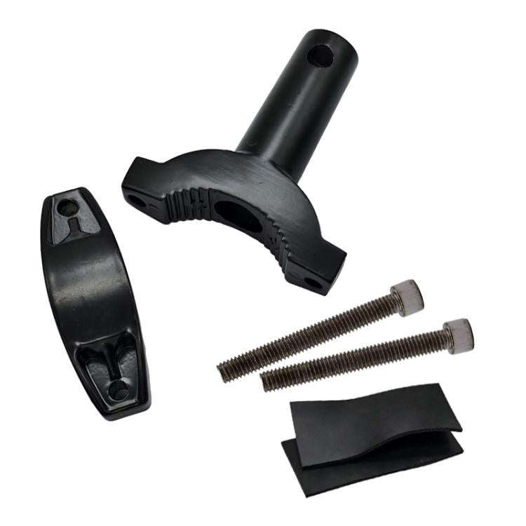 KZG-007 Motorcycle Shock-absorbing Clamp-type Spotlight Fixing Bracket(Black)