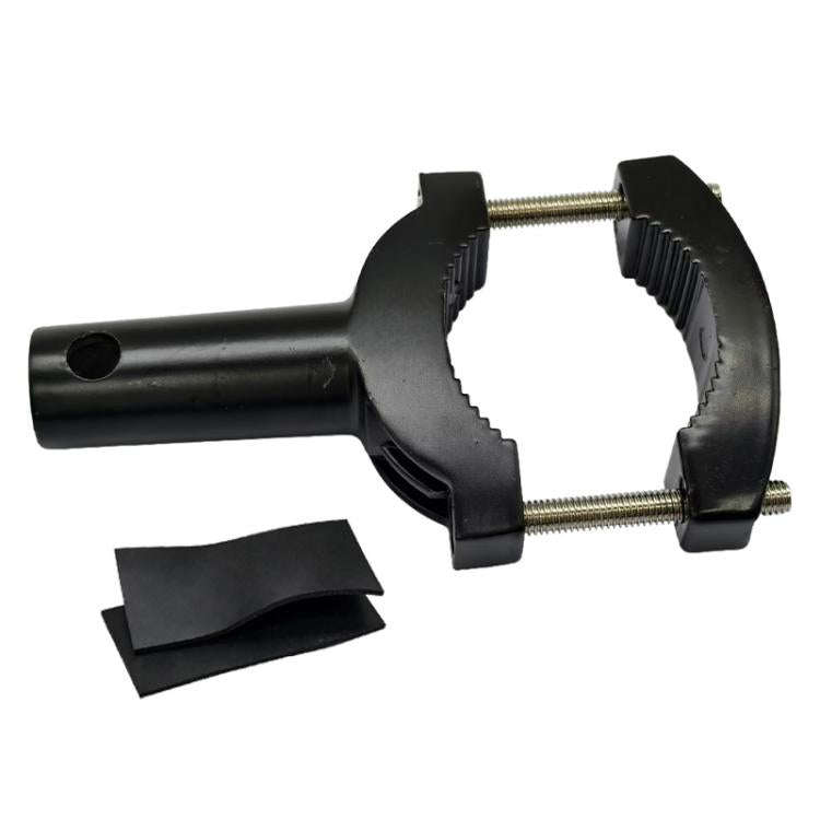 KZG-007 Motorcycle Shock-absorbing Clamp-type Spotlight Fixing Bracket(Black)