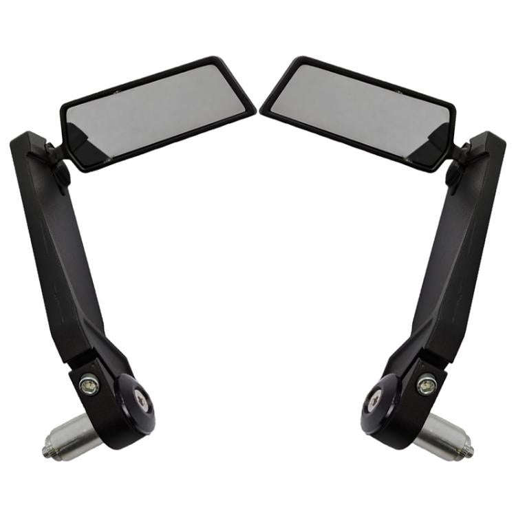 FGJ-039 360-degree Rotating Flip Grip Cover Reflector Reversing Mirror(Black)