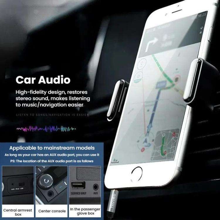 VegGieg Aux Car Audio Cable 3.5mm Male To Male Connection Cable For Phone Computer Stereo Amplifi...