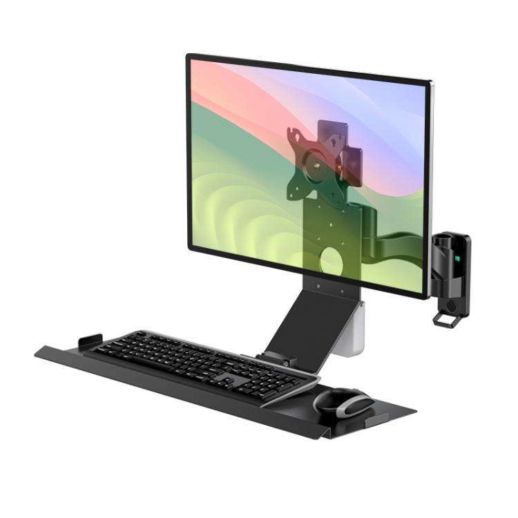 Monitor Bracket Industrial Equipment Cabinet Wall Mount All-In-One Stand Mouse Keyboard Bracket, ...